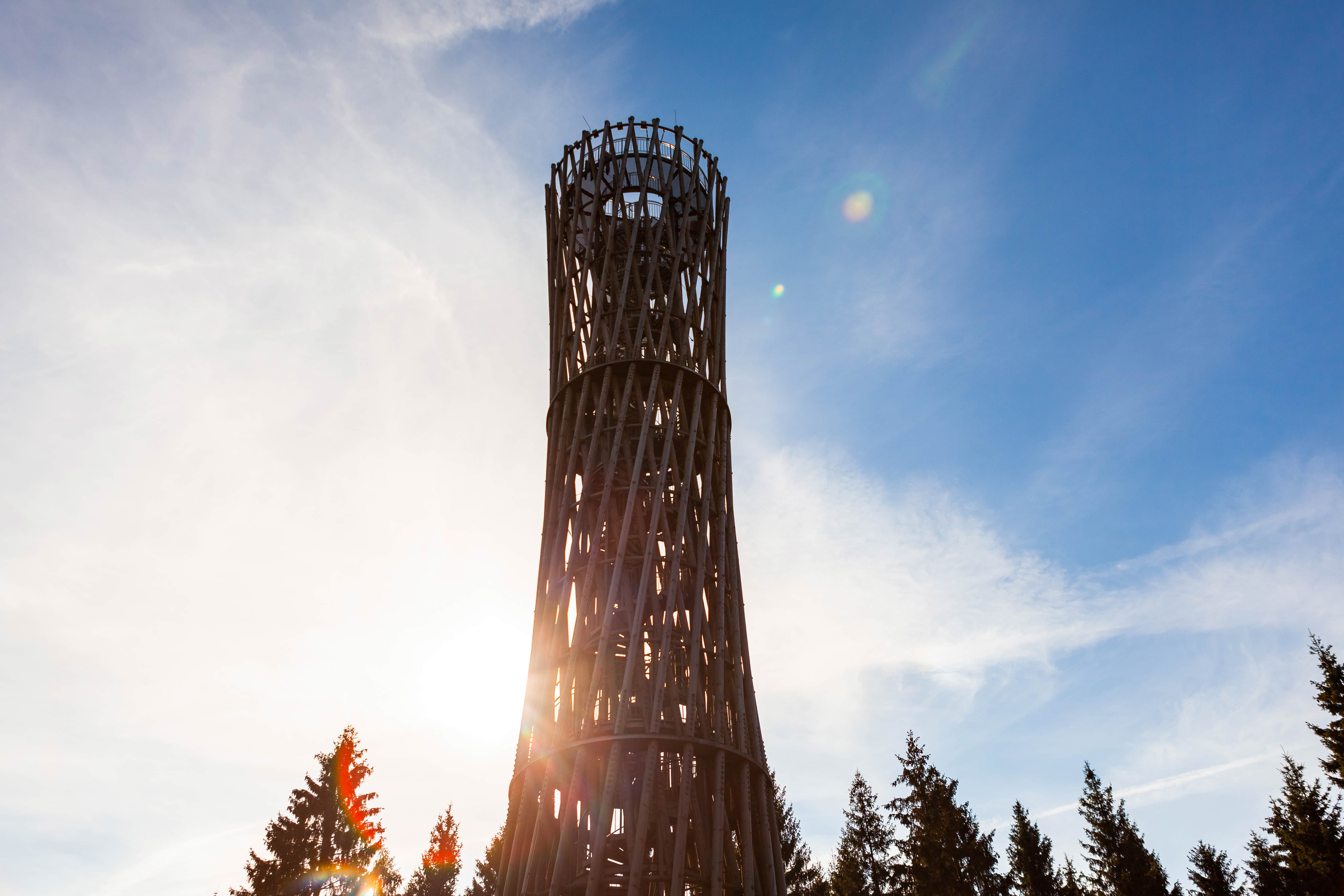 Beeindruckende Holzkonstruktion Lörmecke-Turm © Tourismus NRW e.V.